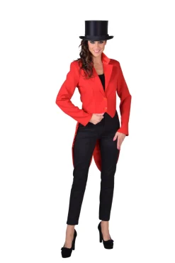 Slipjas voor Dames Cabaret - rood