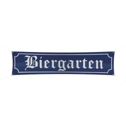Spandoek Biergarten 180x40cm