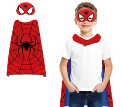 Spiderman cape met oogmasker