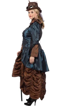 Steampunk Damesjurk deluxe