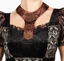 Steampunk dame zwart