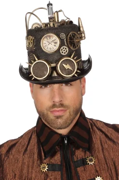 Steampunk hoed luxe met licht