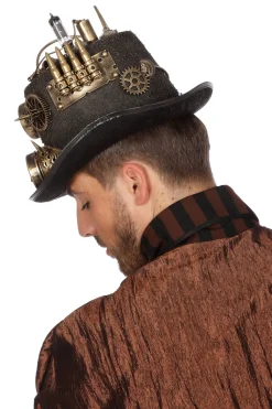 Steampunk hoed luxe met licht