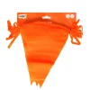 Stoffen vlaggenlijn textiel oranje 5m