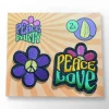 Strijkapplicaties Flower Power Peace