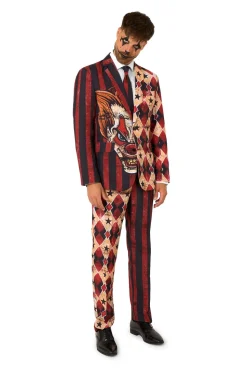 Suitmeister Scary Clown Red Herenkostuum