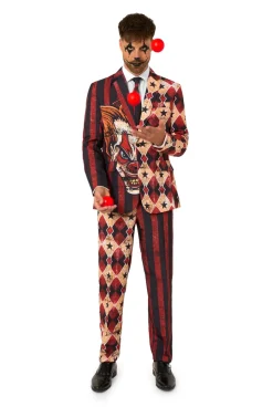 Suitmeister Scary Clown Red Herenkostuum