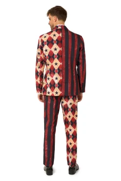 Suitmeister Scary Clown Red Herenkostuum