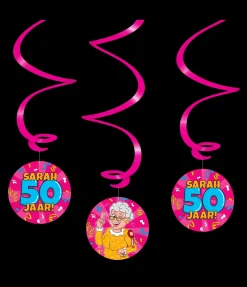 Swirl decorations Sarah cartoon