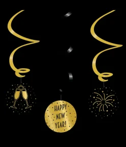 Swirl decorations - Happy new year!