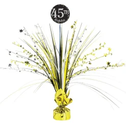 Tafel decoratie personaliseerbaar Sparkling Celebration goud/zilver