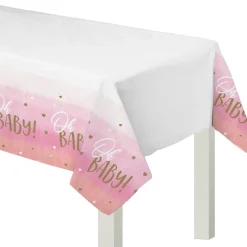 Tafelkleed plastic oh baby boy - girl 137x259cm
