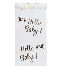 Tafelloper Hello Baby Elegance 28x500cm