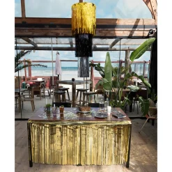 Tafelrok Metallic 300x74cm