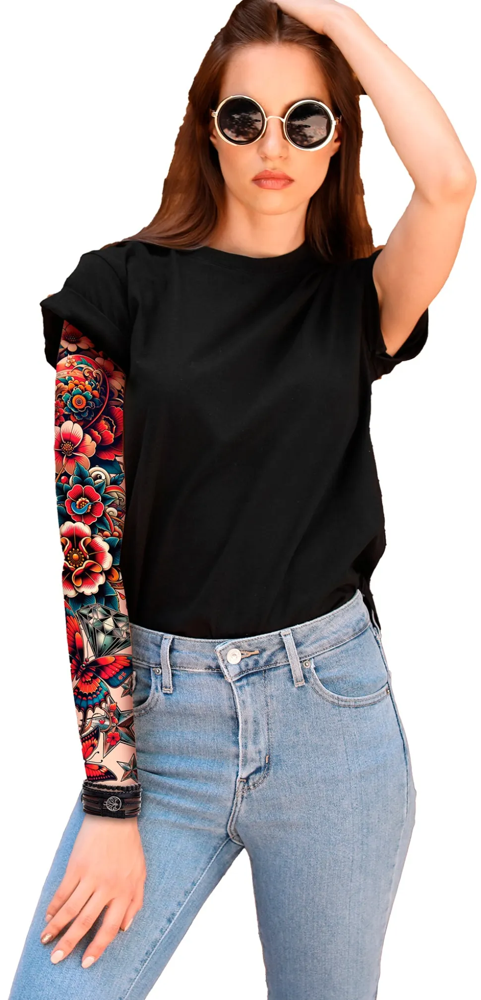 Tatoeage mouw Colorfull