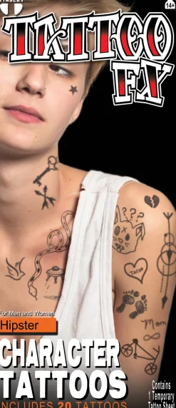 Tattoos FX set Hipster