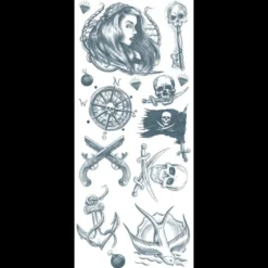 Tattoos FX set Piraat