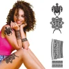 Tattoosset Black Flower