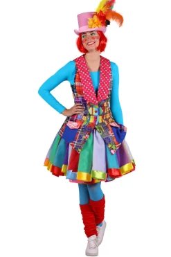 Themavest dame ''Clown'', Mix van kleure