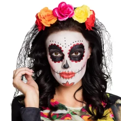 Tiara bloemen Day of the Dead