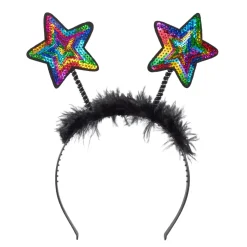 Tiara glitter sterren regenboog