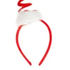 Tiara kerstmuts springveer