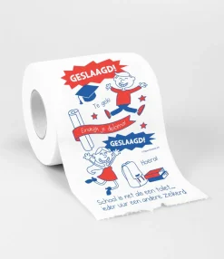 Toiletpapier - Geslaagd school