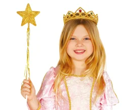 Toverstokje fee gouden ster 45cm