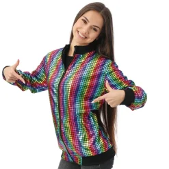 Trainingsjas Disco Rainbow unisex
