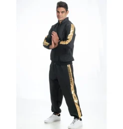 Trainingspak Black and Gold Rapper
