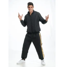 Trainingspak Black and Gold Rapper