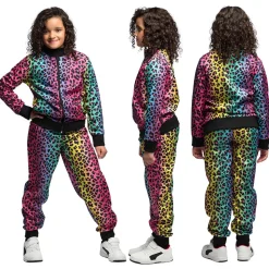 Trainingspak Regenboogpanter kinderen