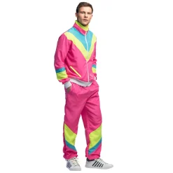 Trainingspak Retro man neon