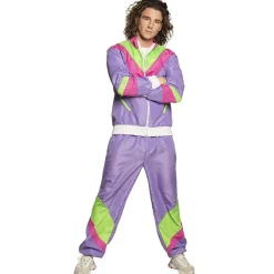 Trainingspak Retro man neon