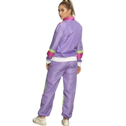 Trainingspak Retro vrouw neon