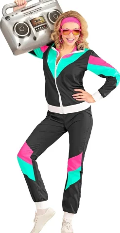 Trainingspak 80s zwart