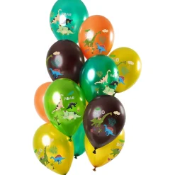 Trosje ballonnen Dino 12st