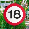 Tuinbord Verkeersbord leeftijden
