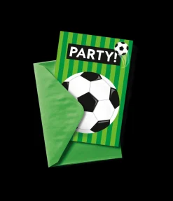 Uitnodigingskaarten Voetbal Party