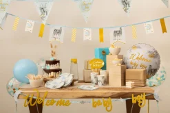 Vaantjes slinger baby safari blue 4m