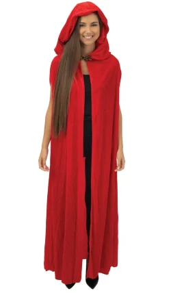 Velvet Cape met Capuchon 150cm