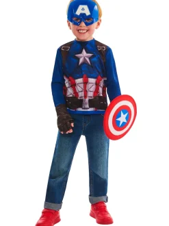 Verkleedset Captain America voor kinderen