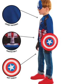 Verkleedset Captain America voor kinderen