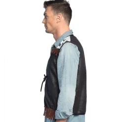 Vest western zwart