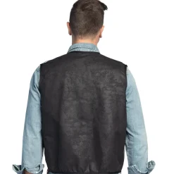 Vest western zwart