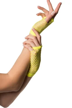 Vingerloze handschoenen visnet kort