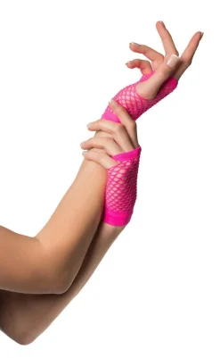 Vingerloze handschoenen visnet kort