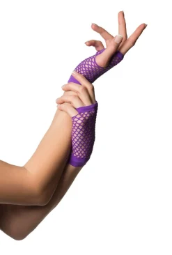 Vingerloze handschoenen visnet kort