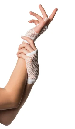 Vingerloze handschoenen visnet kort