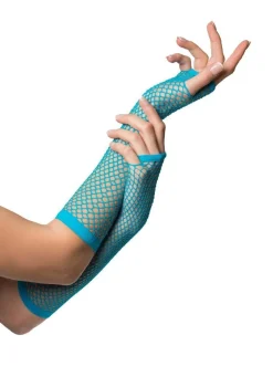 Vingerloze handschoenen visnet lang